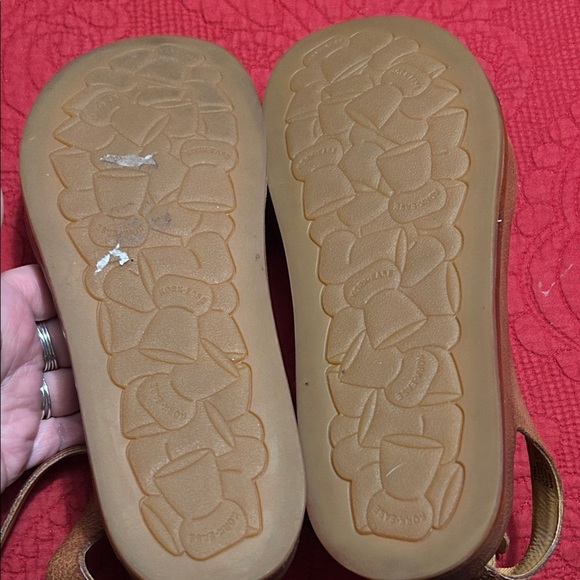 Kork-Ease Tan Leather Ankle Strap Sandals - Picture 3 of 7